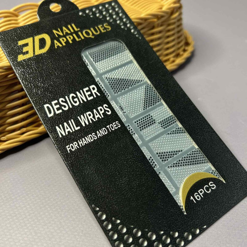 Наклейка для нігтів, 3D готовий манікюр (Z-066) Наклейка для нігтів, 3D готовий манікюр (Z-066)