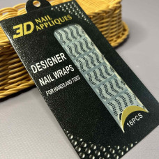 Наклейка для нігтів, 3D готовий манікюр (Z-059) Наклейка для нігтів, 3D готовий манікюр (Z-059)
