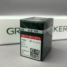 Голки для промислових оверлоків Groz Beckert В27 GEBEDUR №100-RG Голки для промислових оверлоків Groz Beckert В27 GEBEDUR №100-RG