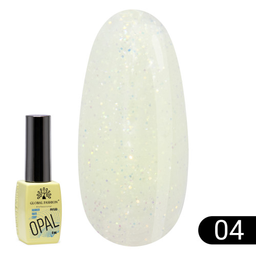 Каучукова база Opal Global Fashion 8 мл №04 Каучукова база Opal Global Fashion 8 мл №04