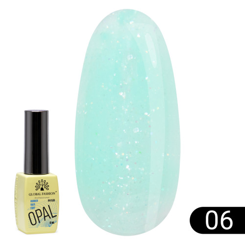 Каучукова база Opal Global Fashion 8 мл №06 Каучукова база Opal Global Fashion 8 мл №06