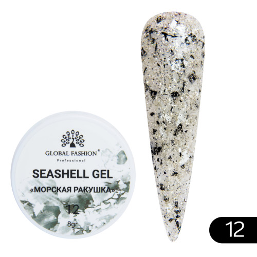 Гель для нігтів Seashell Gel "Морська ракушка" 8гр. №12 Гель для нігтів Seashell Gel "Морська ракушка" 8гр. №12
