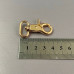 Карабін для сумки 15 мм, золото - 4 см