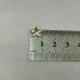 10г - Металострази термоклейові, зірка 10 мм - золото світле