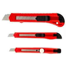Набір сегментних ножів TOP Tools (18 мм, 9 мм, 3 шт.) (17B533) Набір сегментних ножів TOP Tools (18 мм, 9 мм, 3 шт.) (17B533)