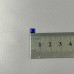 10г - Металострази термоклейові, квадрат 5 мм - синій індиго
