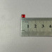 10г - Металострази термоклейові, квадрат 5 мм - червоний