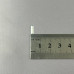10г - Металострази термоклейові, прямокутник 3х10 мм - срібло матове