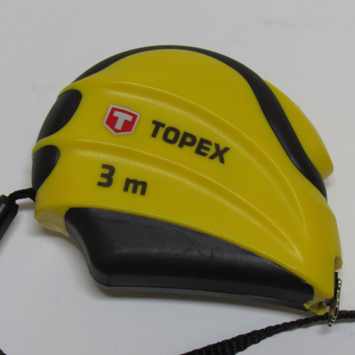 Рулетка вимірювальна TOPEX 3м 27C383 Рулетка вимірювальна TOPEX 3м 27C383