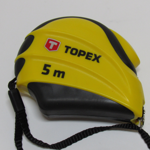 Рулетка вимірювальна TOPEX 5м 27C385 Рулетка вимірювальна TOPEX 5м 27C385