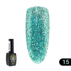 Гель лак Gold Global Fashion №15, 8мл Гель лак Gold Global Fashion №15, 8мл