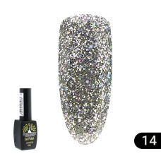 Гель лак Gold Global Fashion №14, 8мл Гель лак Gold Global Fashion №14, 8мл