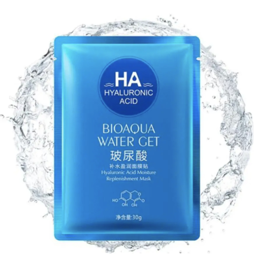 Маска тканинна для обличчя з гіалуроновою кислотою Bioaqua HA Маска тканинна для обличчя з гіалуроновою кислотою Bioaqua HA