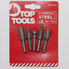 Набір фрез рашпильних по дереву Top Tools