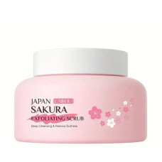 Скраб для обличчя з екстрактом Сакури Laikou Japan Sakura, 100г Скраб для обличчя з екстрактом Сакури Laikou Japan Sakura, 100г