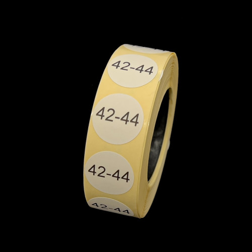 Розмірник клейовий 42-44 1000шт. Розмірник клейовий 42-44 1000шт.