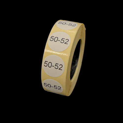 Розмірник клейовий 50-52 1000шт. Розмірник клейовий 50-52 1000шт.