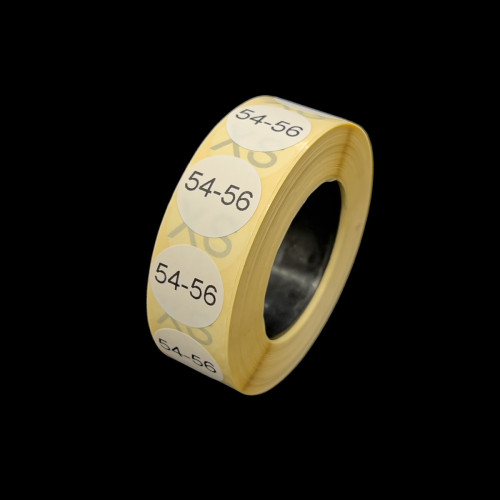 Розмірник клейовий 54-56 1000шт. Розмірник клейовий 54-56 1000шт.