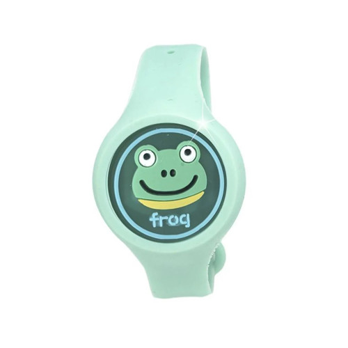Дитячий силіконовий браслет від комарів Green Frog, що світиться Дитячий силіконовий браслет від комарів Green Frog, що світиться