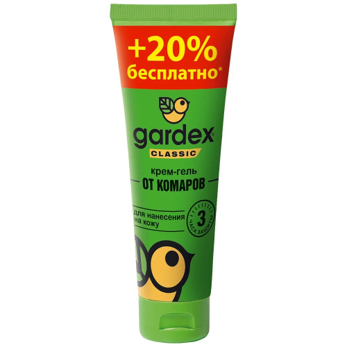Крем-гель проти комарів Gardex Classic, 60 мл Крем-гель проти комарів Gardex Classic, 60 мл