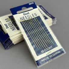 999-076 Голки ручні NEEDLES (голки для ручного шиття) - 10 шт 999-076 Голки ручні NEEDLES (голки для ручного шиття) - 10 шт