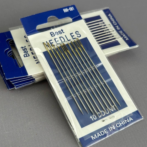 999-081 Голки ручні NEEDLES (голки для ручного шиття) - 10 шт 999-081 Голки ручні NEEDLES (голки для ручного шиття) - 10 шт