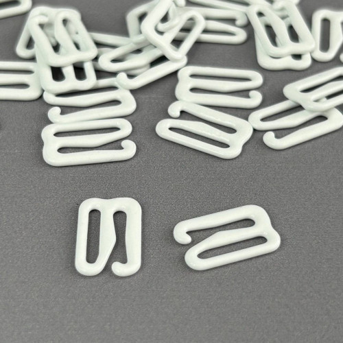 10 шт. - Білий 1,2 см регулятор (МЕТАЛ) для бретелів бюстгальтера (застібка) 10 шт. - Білий 1,2 см регулятор (МЕТАЛ) для бретелів бюстгальтера (застібка)