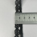 (1 метр) Бавовняне мереживо 1,5 см (льон) - Чорне (#8371-02) (1 метр) Бавовняне мереживо 1,5 см (льон) - Чорне (#8371-02)