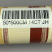 Канва Airo для вишивання щільна 14CT JH, ширина 50см - 5м - бежевий