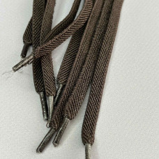 Шнурок для взуття гумовий плоский 100 см довжина, Ø 7 мм - шоколад Шнурок для взуття гумовий плоский 100 см довжина, Ø 7 мм - шоколад