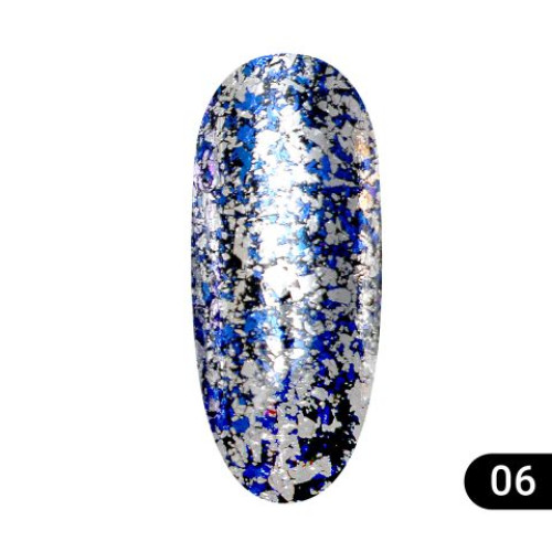 Втірка для нігтів Global Fashion Diamond foil №06, 5гр Втірка для нігтів Global Fashion Diamond foil №06, 5гр