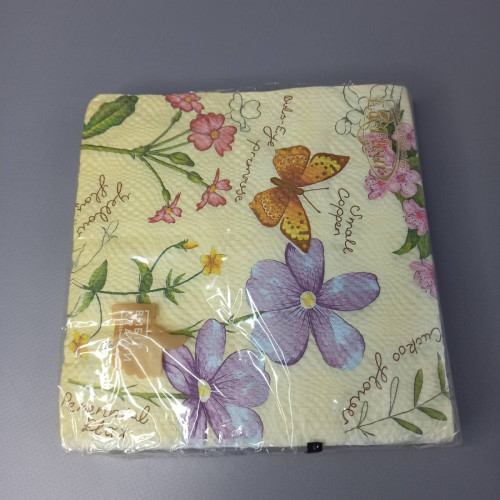 Серветки столові La Fleur 33х33 см 16 шт Серветки столові La Fleur 33х33 см 16 шт