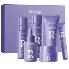 Подарунковий антивіковий набір косметики для обличчя 6в1 BIOAQUA Retinol з ретиноломю Подарунковий антивіковий набір косметики для обличчя 6в1 BIOAQUA Retinol з ретиноломю