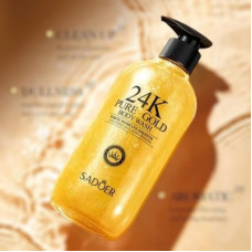Гель для душу з 24-каратним золотом Sadoer 24K, 550 мл Гель для душу з 24-каратним золотом Sadoer 24K, 550 мл