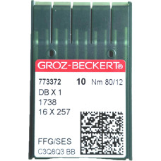Голки для промислових машин Groz beckert (Німеччина - оригінал) DВх1 №80