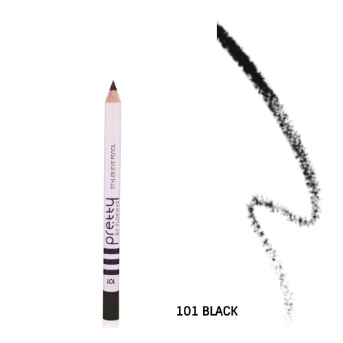 Олівець для очей Pretty By Flormar №101 Чорний Олівець для очей Pretty By Flormar №101 Чорний