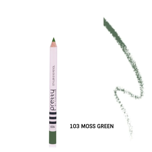 Олівець для очей Pretty By Flormar №103 Зелений мох Олівець для очей Pretty By Flormar №103 Зелений мох