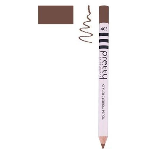 Олівець для брів Pretty by Flormar 403 brunette Олівець для брів Pretty by Flormar 403 brunette