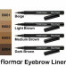 Підводка-фломастер для брів Flormar Eyebrow Liner 02 Light Brown