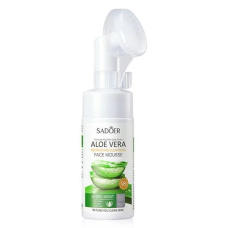 Зволожувальна пінка-мус для вмивання зі щіточкою Sadoer Aloe Vera, 120мл Зволожувальна пінка-мус для вмивання зі щіточкою Sadoer Aloe Vera, 120мл
