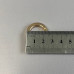 Карабін-кільце для сумки 15 мм, золото - 2,5 см