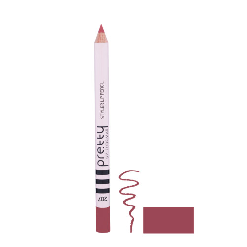 Контурний олівець для губ Pretty By Flormar №207, DEEP ROSE Контурний олівець для губ Pretty By Flormar №207, DEEP ROSE