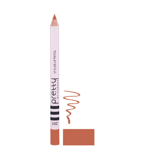 Контурний олівець для губ Pretty By Flormar №201, NUDE BEIGE Контурний олівець для губ Pretty By Flormar №201, NUDE BEIGE