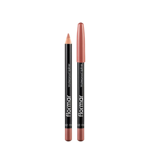 Водостійкий олівець для губ Flormar № 201, Natural Nude Водостійкий олівець для губ Flormar № 201, Natural Nude