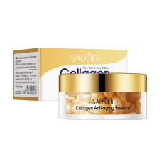 Капсули для обличчя проти зморшок Sadoer Collagen Anti-Aging Essence, 30шт Капсули для обличчя проти зморшок Sadoer Collagen Anti-Aging Essence, 30шт