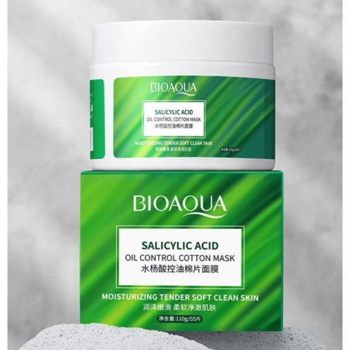 Пед-диски від висипу BIOAQUA з саліциловою кислотою, 55шт Пед-диски від висипу BIOAQUA з саліциловою кислотою, 55шт