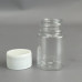 Флакон пластиковий з кришкою Ø26 мм, h -50 мм, об'єм - 15 мл - прозорий
