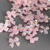 Напівнамистини «Бантики» 11 мм, 10 гр/уп - рожевий з покриттям АВ Напівнамистини «Бантики» 11 мм, 10 гр/уп - рожевий з покриттям АВ