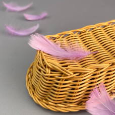 Пір'я гусячі для рукоділля 9-13 см, ∼95шт - бузковий Пір'я гусячі для рукоділля 9-13 см, ∼95шт - бузковий