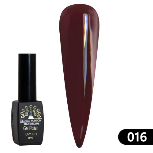 Гель-лак BLACK ELITE 016, Global Fashion 8 мл Гель-лак BLACK ELITE 016, Global Fashion 8 мл